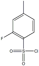 2-fluoro-4-methylbenzene-1-sulfonyl chloride 结构式