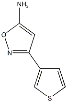 3-(thiophen-3-yl)-1,2-oxazol-5-amine Structure