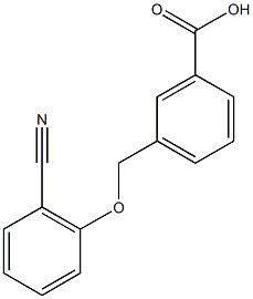 3-[(2-cyanophenoxy)methyl]benzoic acid