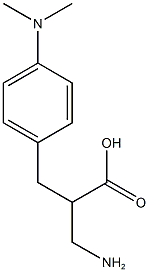 3-amino-2-{[4-(dimethylamino)phenyl]methyl}propanoic acid Structure