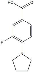 3-fluoro-4-(pyrrolidin-1-yl)benzoic acid|