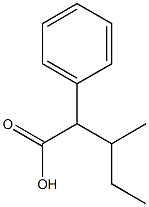 3-methyl-2-phenylpentanoic acid Structure