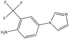 4-(1H-imidazol-1-yl)-2-(trifluoromethyl)aniline,,结构式