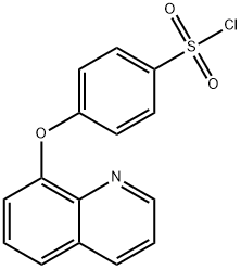 4-(quinolin-8-yloxy)benzene-1-sulfonyl chloride|4-(quinolin-8-yloxy)benzene-1-sulfonyl chloride
