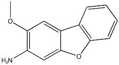 4-methoxy-8-oxatricyclo[7.4.0.0^{2,7}]trideca-1(9),2,4,6,10,12-hexaen-5-amine Struktur