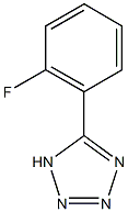 5-(2-fluorophenyl)-1H-1,2,3,4-tetrazole Struktur