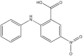 5-nitro-2-(phenylamino)benzoic acid,,结构式