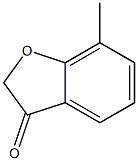 7-methyl-2,3-dihydro-1-benzofuran-3-one 化学構造式