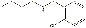 butyl[(2-chlorophenyl)methyl]amine Struktur