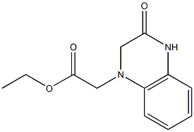 ethyl 2-(3-oxo-1,2,3,4-tetrahydroquinoxalin-1-yl)acetate 化学構造式