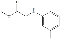 methyl 2-[(3-fluorophenyl)amino]acetate