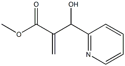 methyl 2-[hydroxy(pyridin-2-yl)methyl]prop-2-enoate 结构式