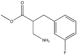 methyl 3-amino-2-[(3-fluorophenyl)methyl]propanoate