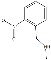 methyl[(2-nitrophenyl)methyl]amine Struktur