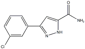 3-(3-Chlorophenyl)-1H-pyrazole-5-carboxamide