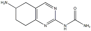 N-(6-AMINO-5,6,7,8-TETRAHYDROQUINAZOLIN-2-YL)UREA,,结构式