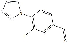 3-FLUORO-4-(1H-IMIDAZOL-1-YL)BENZALDEHYDE 结构式