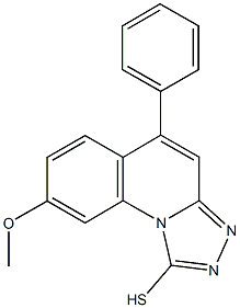 8-METHOXY-5-PHENYL[1,2,4]TRIAZOLO[4,3-A]QUINOLINE-1-THIOL