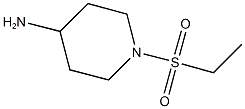 1-(ETHYLSULFONYL)PIPERIDIN-4-AMINE Structure