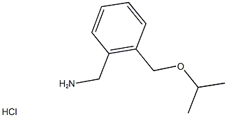 1-[2-(ISOPROPOXYMETHYL)PHENYL]METHANAMINE HYDROCHLORIDE Structure