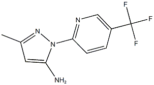 3-METHYL-1-[5-(TRIFLUOROMETHYL)PYRIDIN-2-YL]-1H-PYRAZOL-5-AMINE|