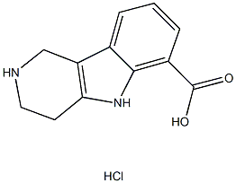 2,3,4,5-TETRAHYDRO-1H-PYRIDO[4,3-B]INDOLE-6-CARBOXYLIC ACID HYDROCHLORIDE Struktur