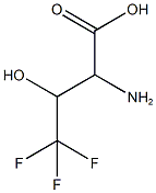 2-AMINO-4,4,4-TRIFLUORO-3-HYDROXYBUTANOIC ACID Structure