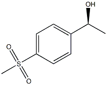 (1S)-1-[4-(METHYLSULFONYL)PHENYL]ETHANOL,,结构式