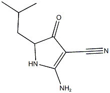 2-AMINO-5-ISOBUTYL-4-OXO-4,5-DIHYDRO-1H-PYRROLE-3-CARBONITRILE