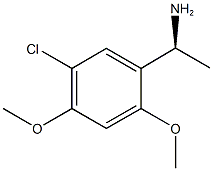 (1S)-1-(5-CHLORO-2,4-DIMETHOXYPHENYL)ETHANAMINE 结构式