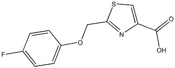 2-[(4-FLUOROPHENOXY)METHYL]-1,3-THIAZOLE-4-CARBOXYLIC ACID