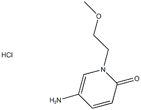 5-AMINO-1-(2-METHOXYETHYL)PYRIDIN-2(1H)-ONE HYDROCHLORIDE Structure