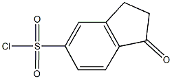 1-OXOINDANE-5-SULFONYL CHLORIDE Structure