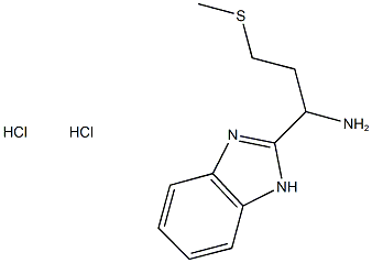 1-(1H-BENZIMIDAZOL-2-YL)-3-(METHYLTHIO)PROPAN-1-AMINE DIHYDROCHLORIDE|