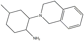 2-(3,4-DIHYDROISOQUINOLIN-2(1H)-YL)-4-METHYLCYCLOHEXANAMINE Struktur