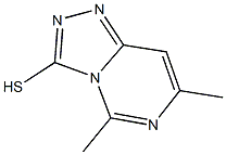 5,7-dimethyl[1,2,4]triazolo[4,3-c]pyrimidine-3-thiol Structure