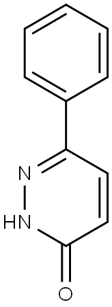 6-phenyl-2,3-dihydropyridazin-3-one,,结构式