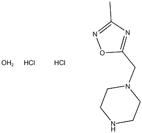 1-[(3-methyl-1,2,4-oxadiazol-5-yl)methyl]piperazine dihydrochloride hydrate