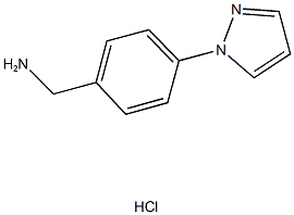 1-[4-(1H-pyrazol-1-yl)phenyl]methanamine hydrochloride|