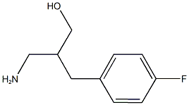 3-amino-2-(4-fluorobenzyl)propan-1-ol,,结构式