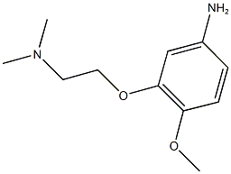 N-[2-(5-amino-2-methoxyphenoxy)ethyl]-N,N-dimethylamine Structure