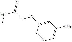 2-(3-aminophenoxy)-N-methylacetamide Struktur