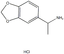 1-(1,3-benzodioxol-5-yl)ethanamine hydrochloride,,结构式