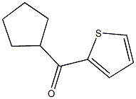 cyclopentyl(thien-2-yl)methanone,,结构式