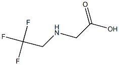 [(2,2,2-trifluoroethyl)amino]acetic acid Structure