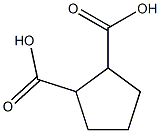 cyclopentane-1,2-dicarboxylic acid,,结构式