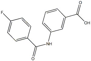 3-[(4-fluorobenzoyl)amino]benzoic acid