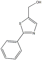 (2-phenyl-1,3-thiazol-5-yl)methanol 化学構造式