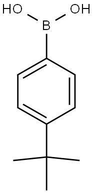 (4-tert-butylphenyl)boranediol 化学構造式