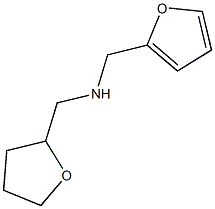 (furan-2-ylmethyl)(oxolan-2-ylmethyl)amine,,结构式